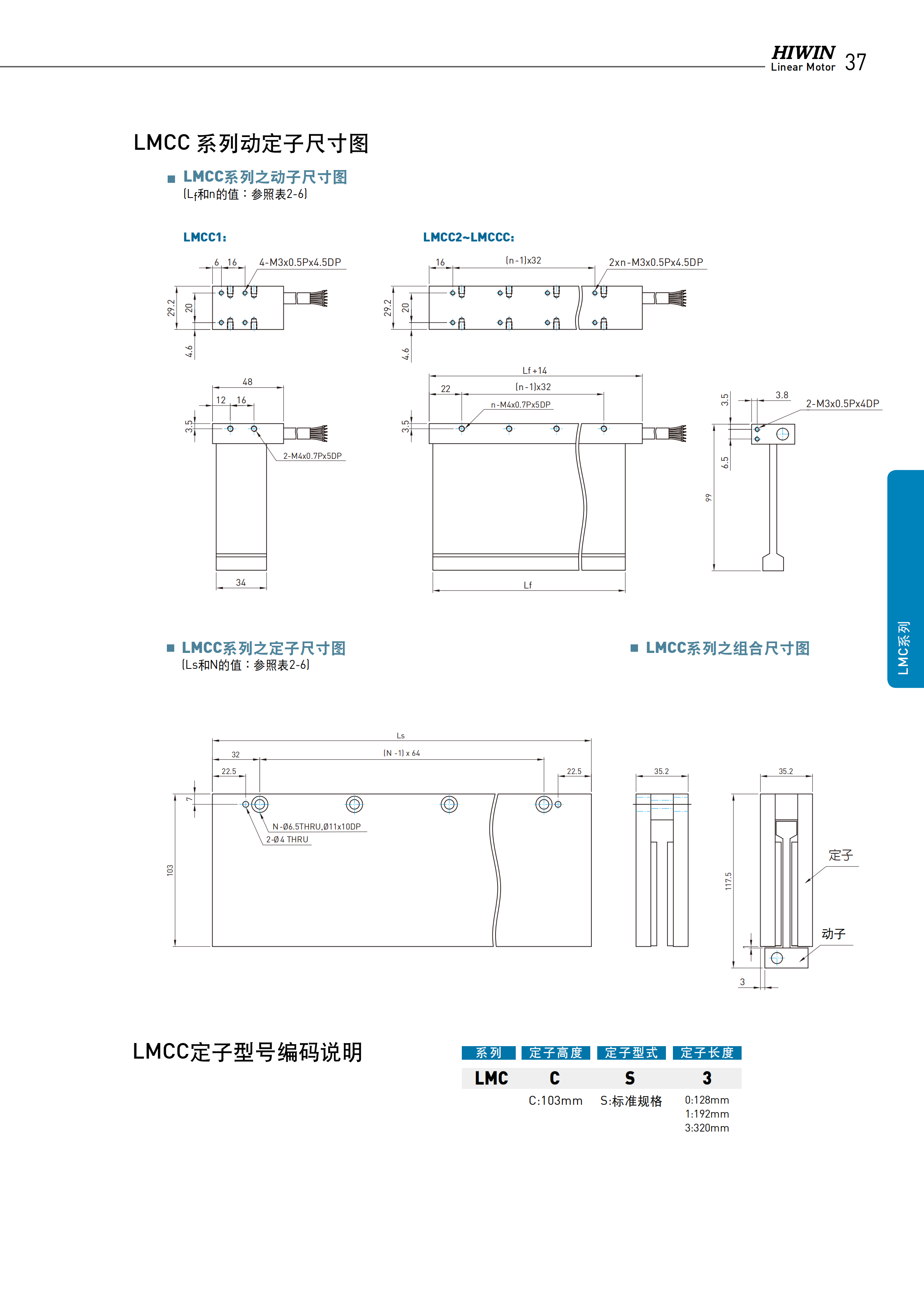 上銀無鐵心式直線電機LMCFC